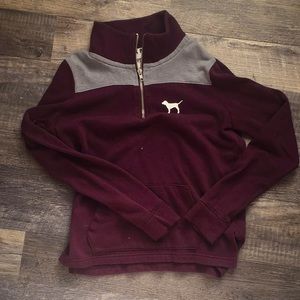 Pink pullover sweatshirt